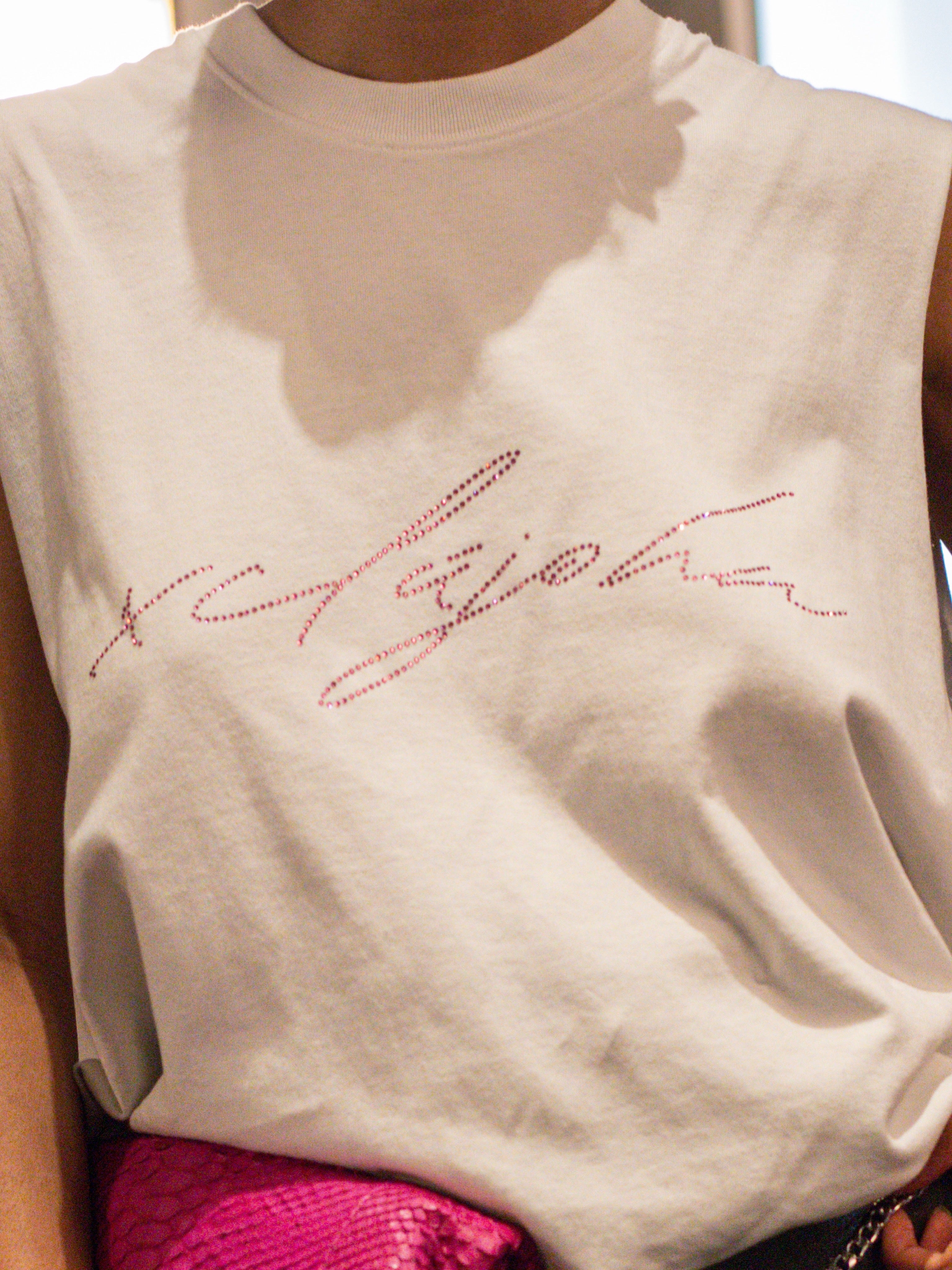 Rhinestone Statement Muscle Tee