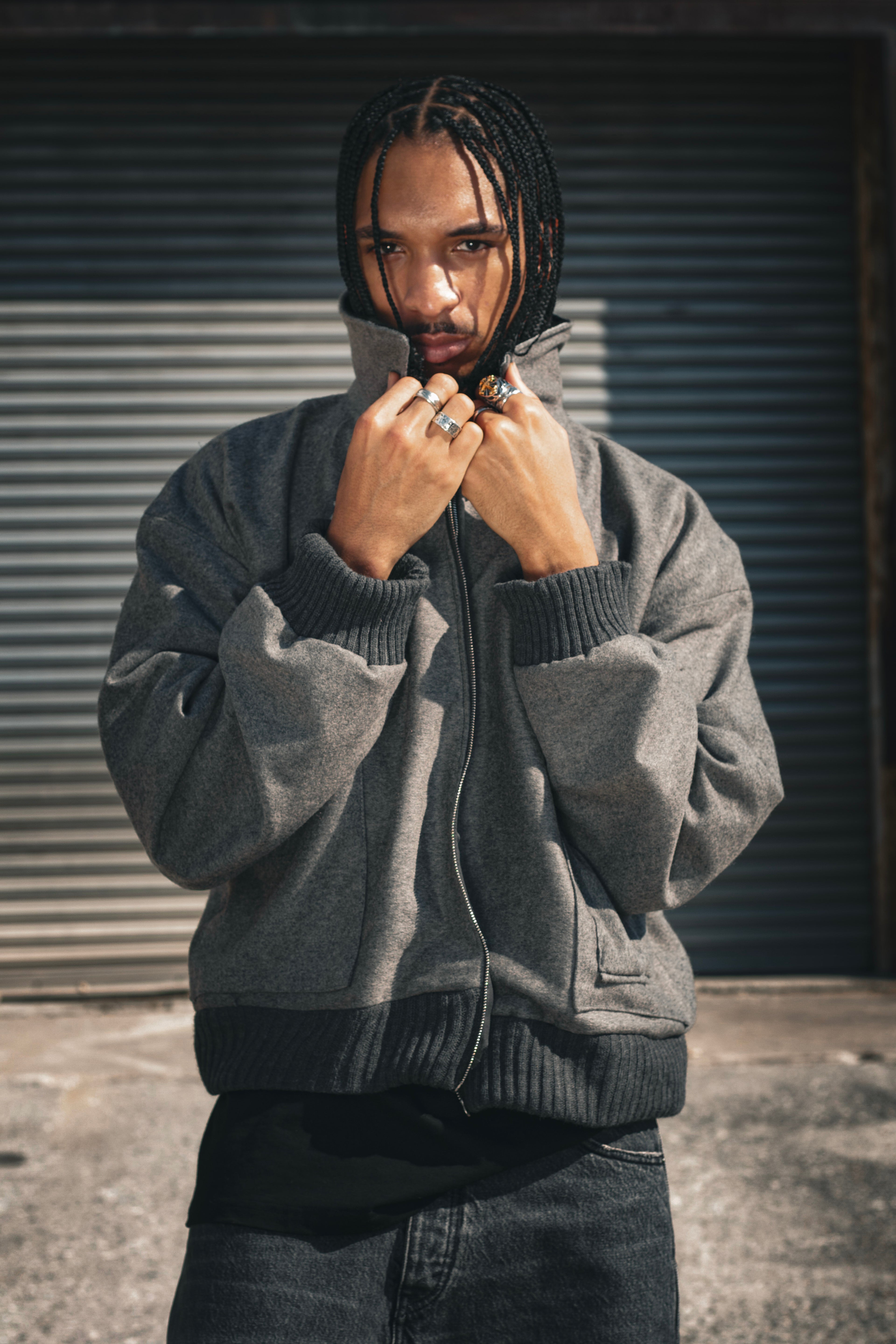 Cocoon Cashmere Bomber Jacket