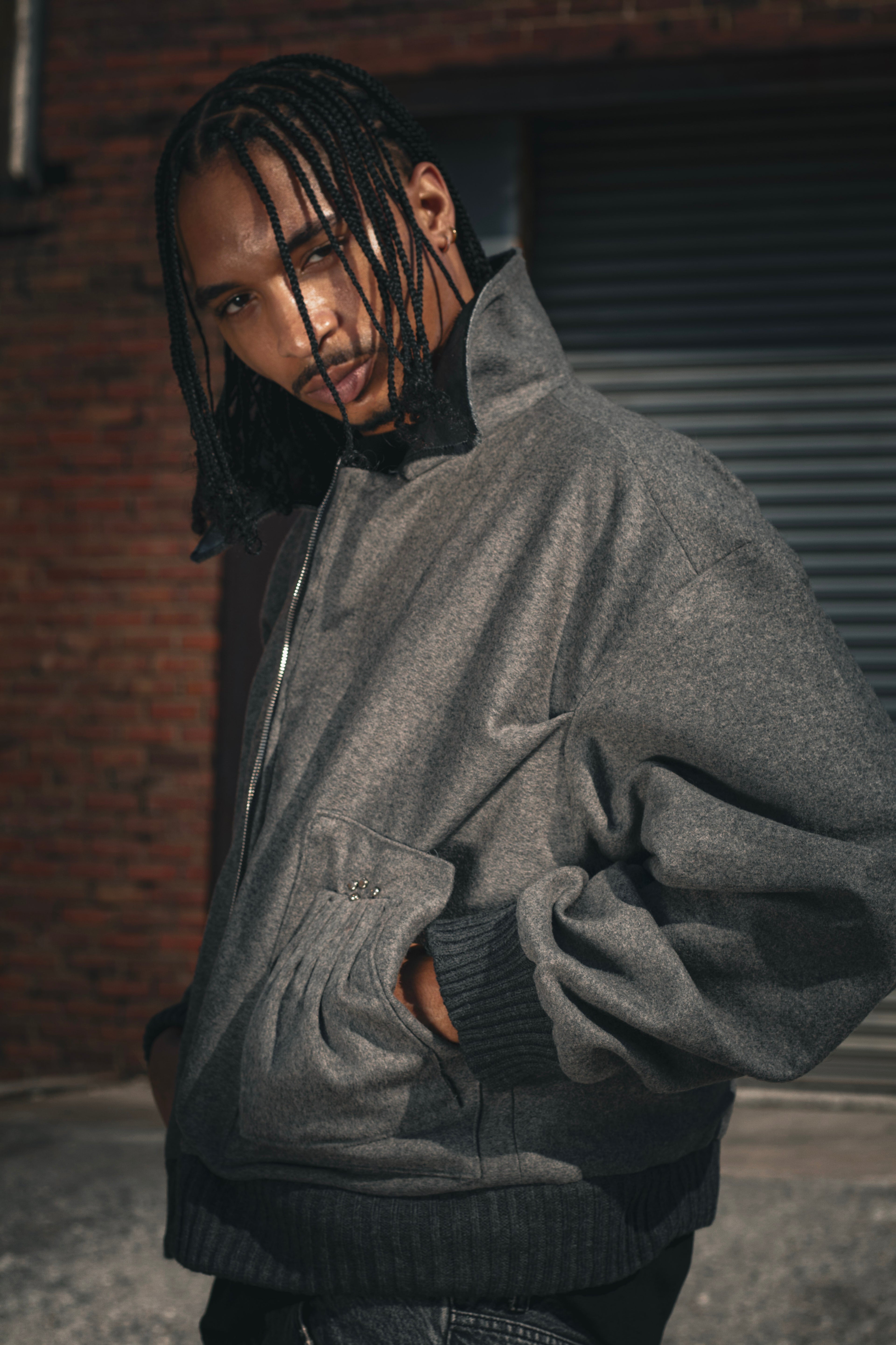 Cocoon Cashmere Bomber Jacket