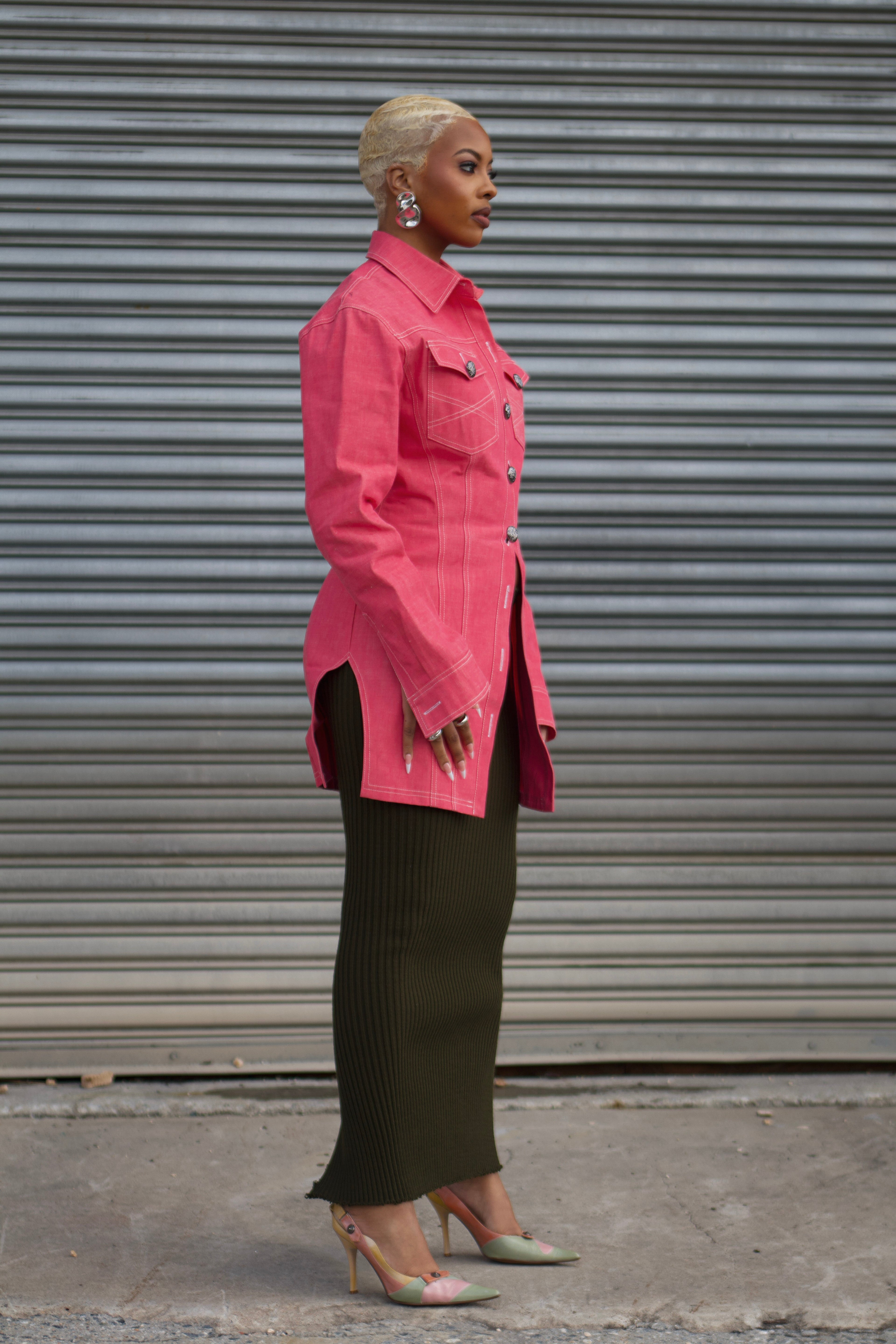 Oneka Denim Jacket Dress