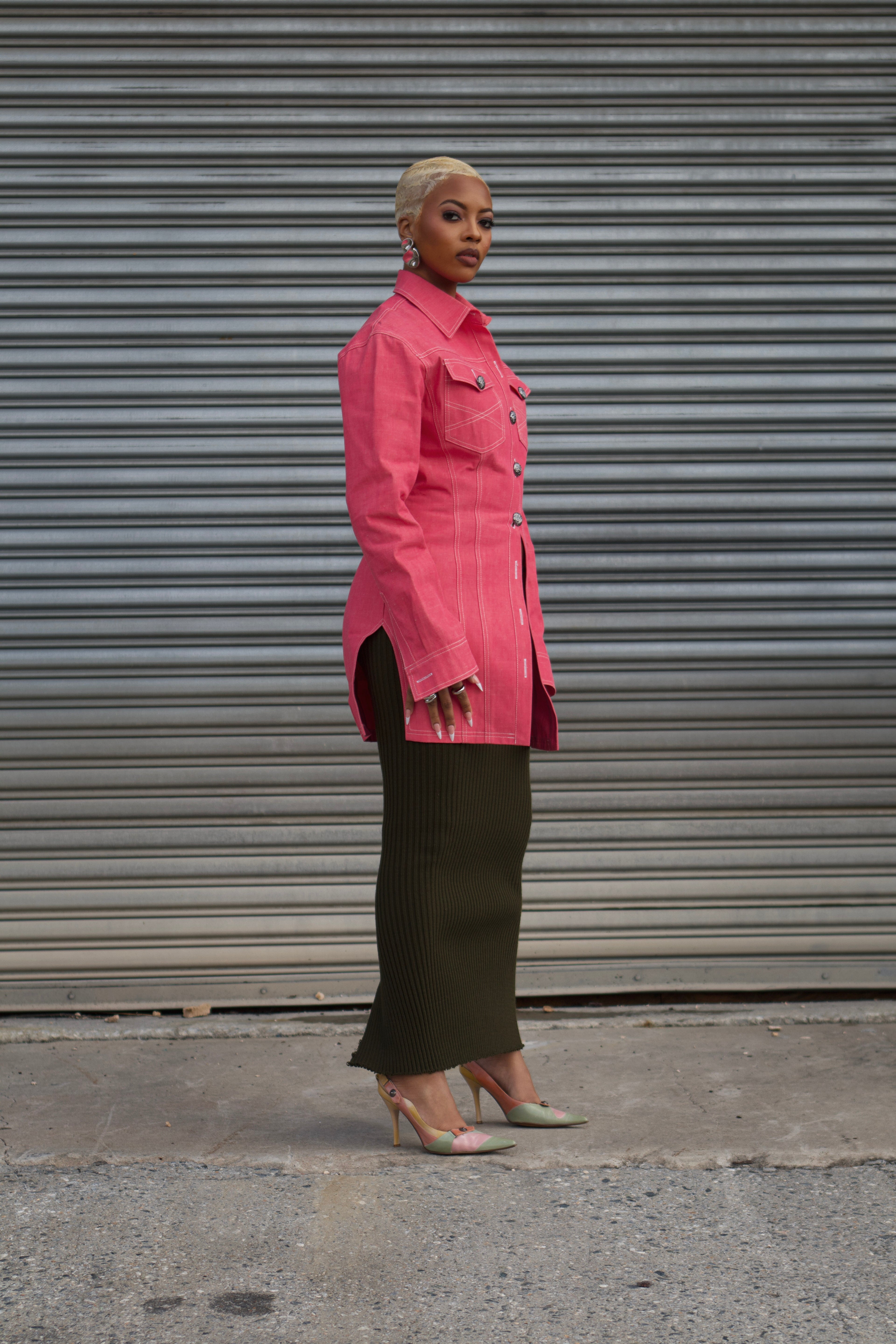 Oneka Denim Jacket Dress