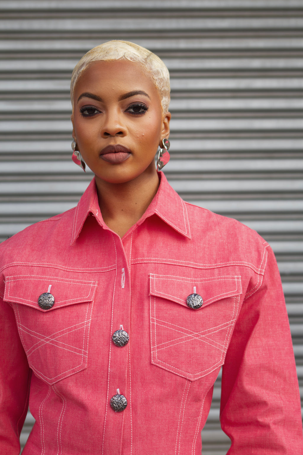 Oneka Denim Jacket Dress