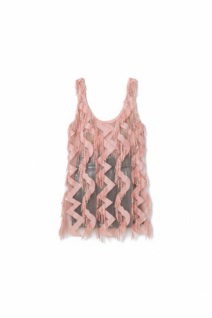 Leila Fringe Mini Dress
