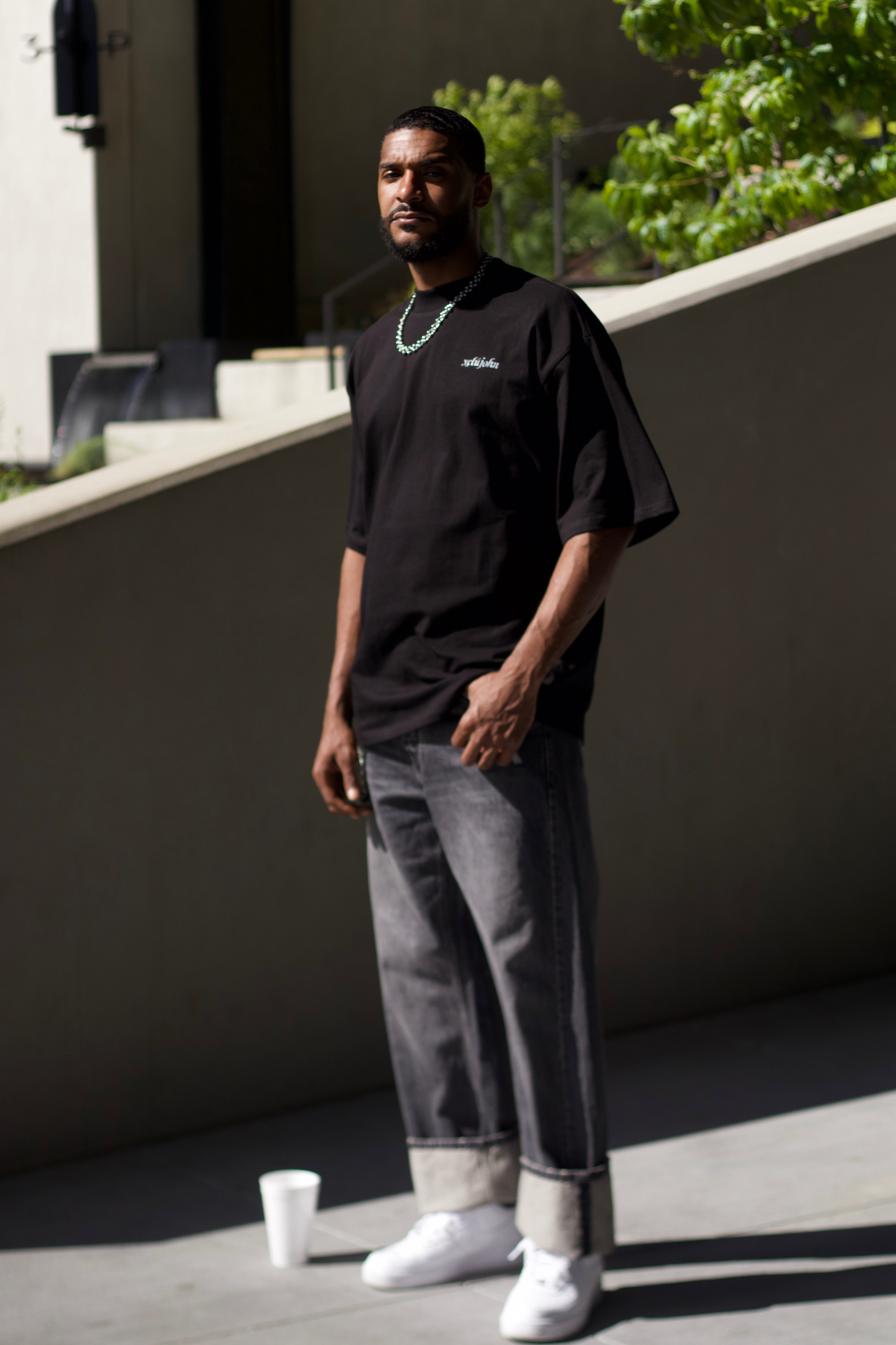 Noir x Snow Mock Tee