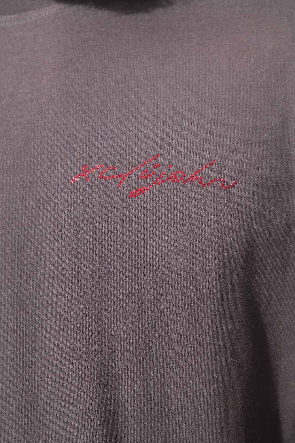 Noir x Bloody Rhinestone Mock Tee Unisex