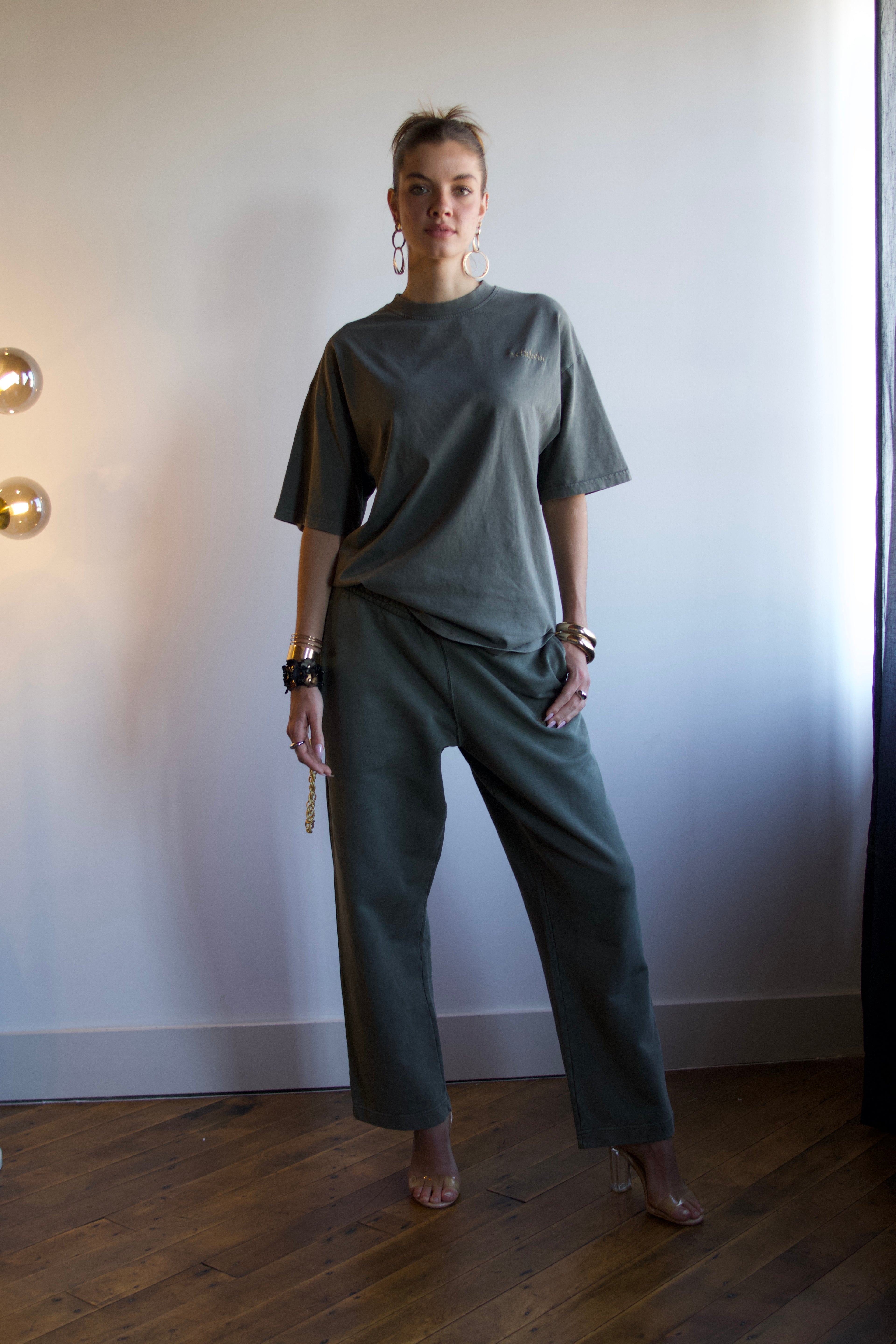 Ashed Olive Sweatpants