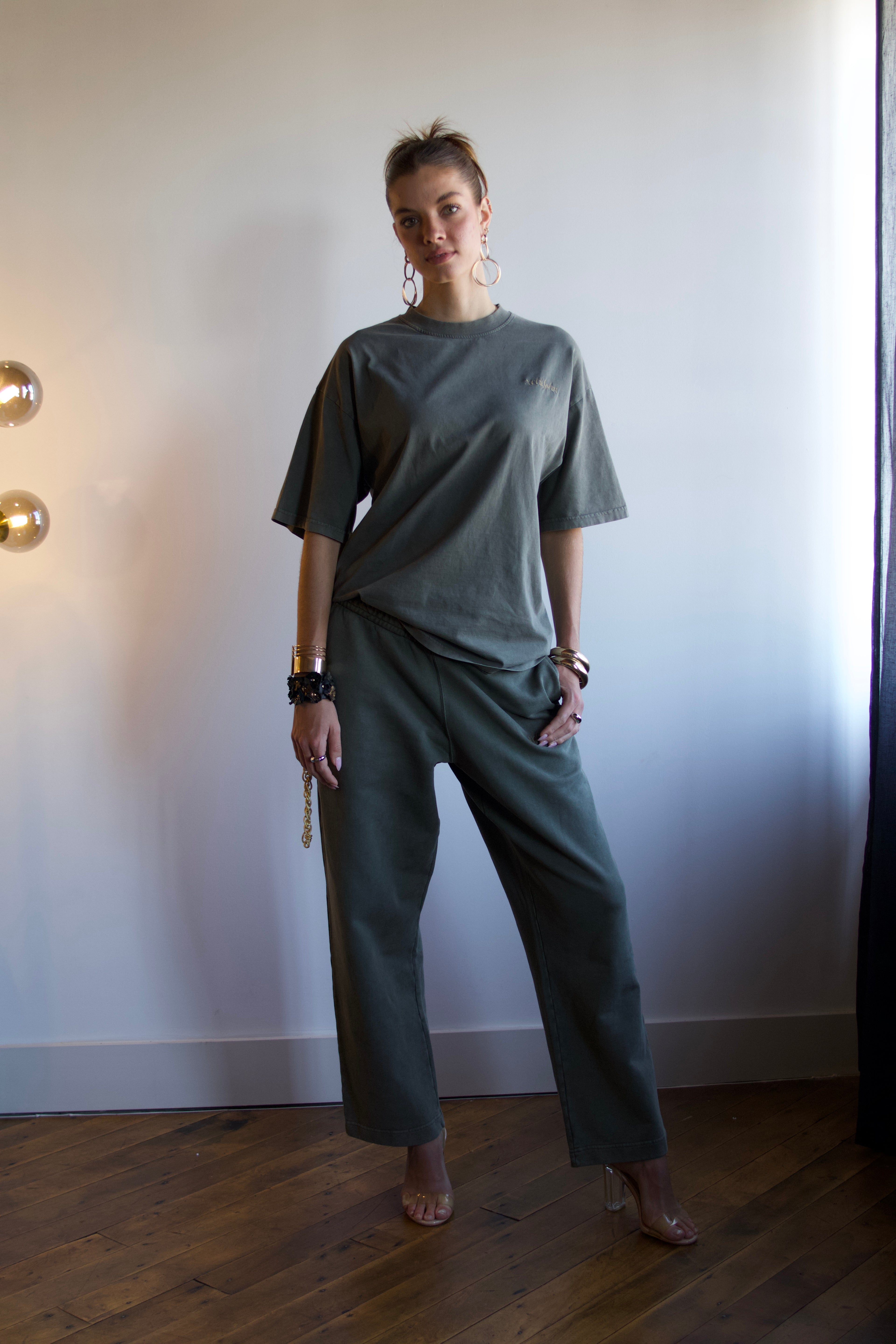 Ashed Olive Sweatpants